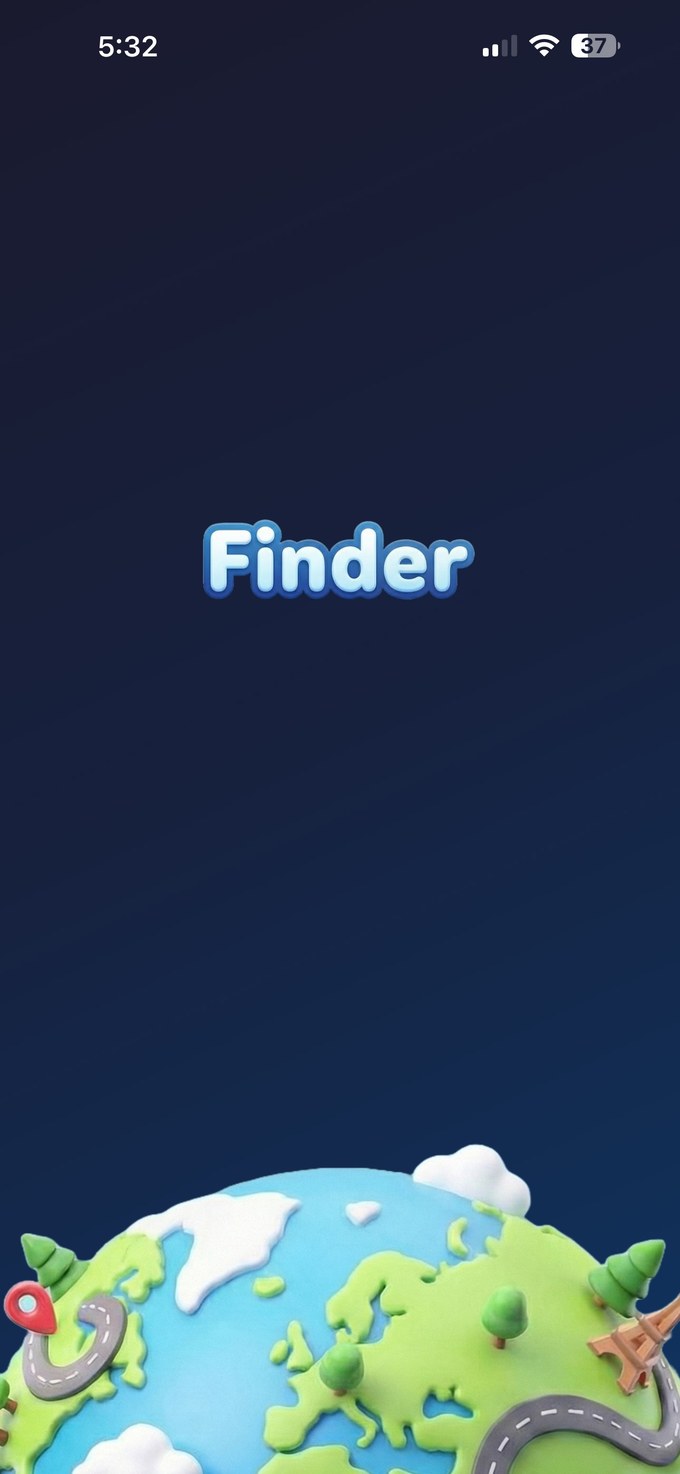 Finder splash screen